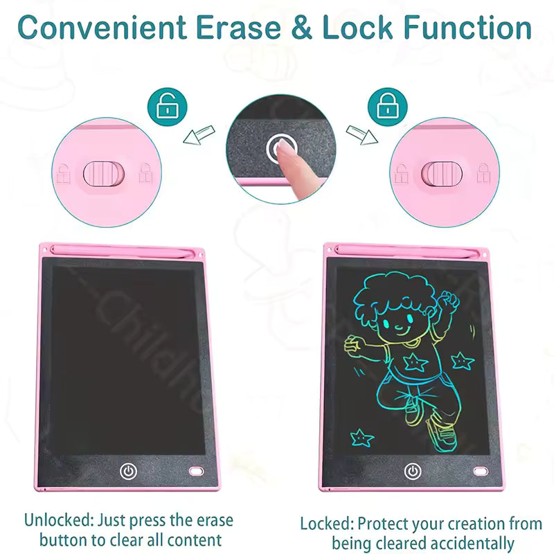 8.5 Inch LCD Writing Graphic Tablet for Kids,Reusable Magic Drawing Board with Stylus,Eco-Friendly Erasable Doodle Pad Toy Gift