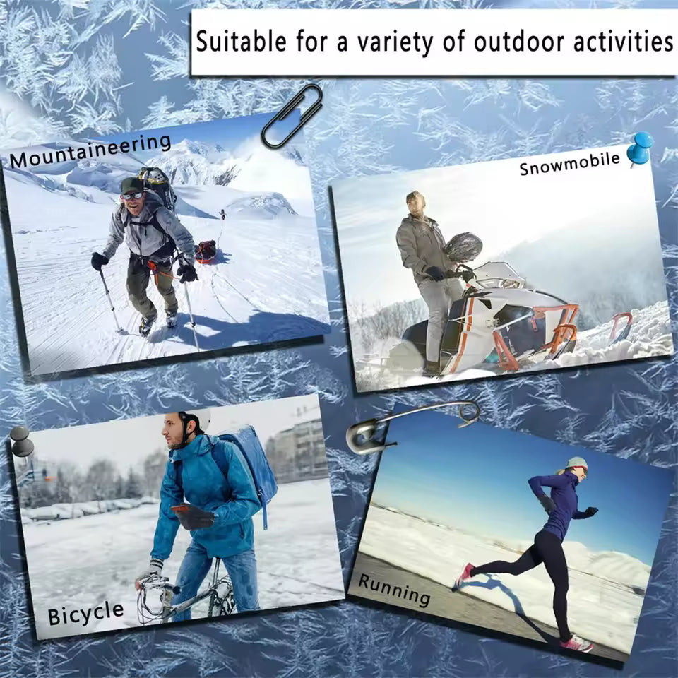 Outdoor Winter Gloves Men Women Touchscreen Warm For Cycling Driving Motorcycle Cold Gloves Windproof Non Slip Gloves S-XL